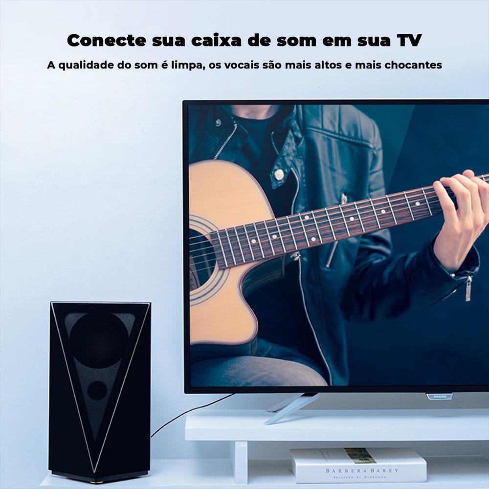 Imagem 4 de 5 do produto Cabo Coaxial Rca Audio, Video, Digital Tv, Vention Spdif, 1.5m