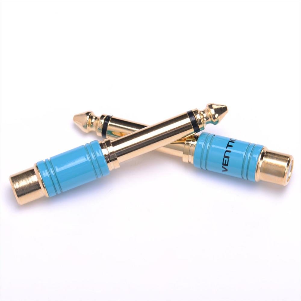 Imagem 3 de 3 do produto Adaptador Vention Plug P10 Macho, Para RCA Fêmea, Profissional