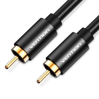 Cabo Coaxial Vention RCA Audio, Video Digital TV, Spdif, 2 Metros