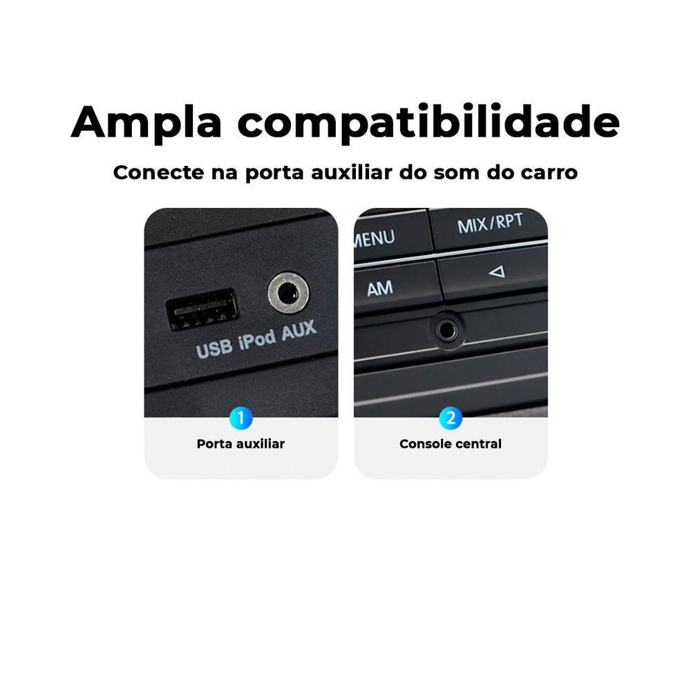 Imagem 2 de 3 do produto Cabo Auxiliar Vention Audio P2, Celular, Carro, Som, Fone 50cm