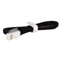 Cabo Celular USB Flat 30 Pinos 1.2m Iphone Preto