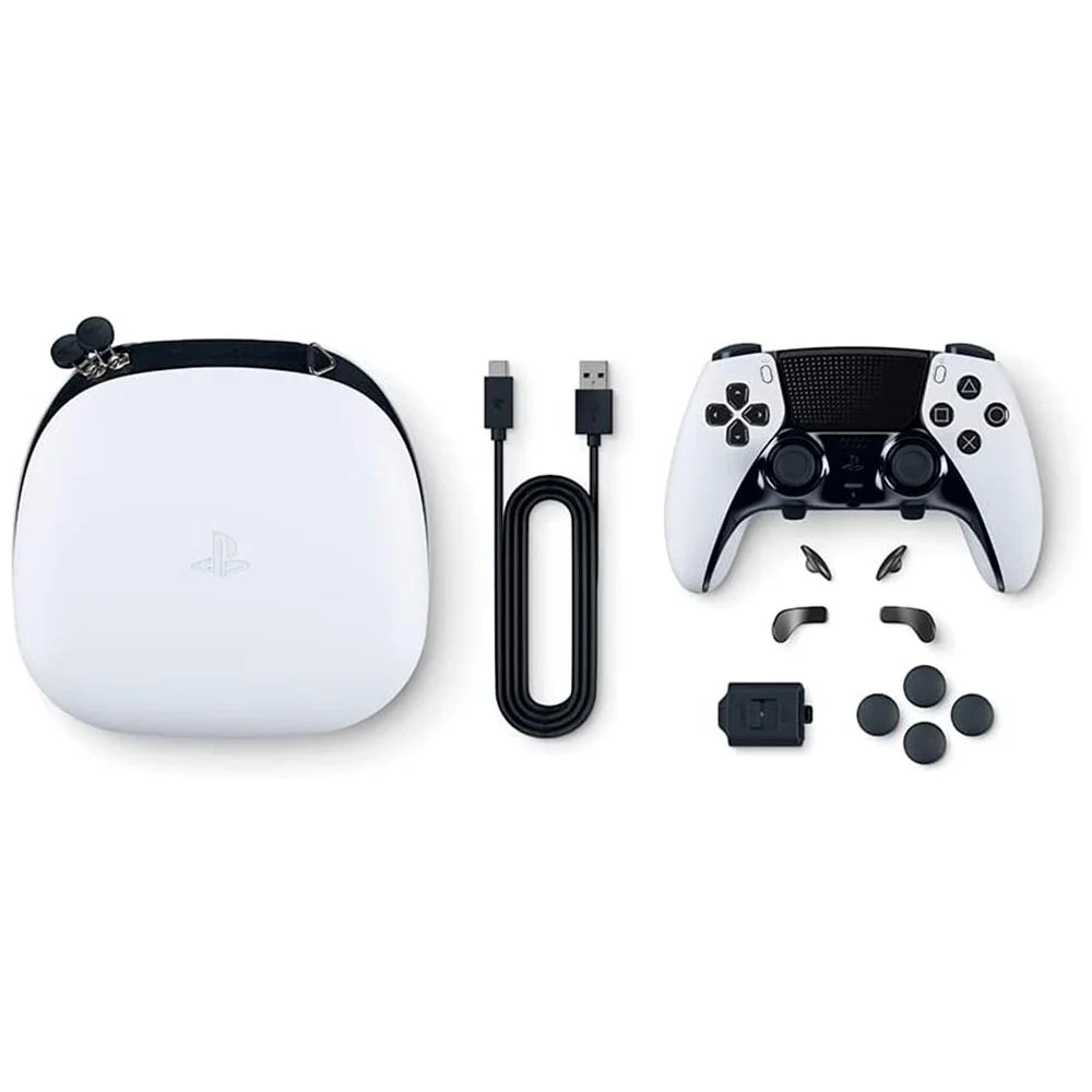 Imagem 4 de 5 do produto Controle Sony Dualsense Edge Playstation 5, Preto E Branco - Cfi-Zcp1wy