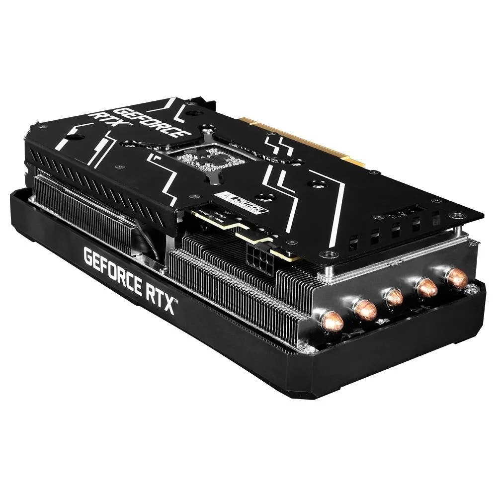 Imagem 3 de 5 do produto Placa de Vídeo RTX 3060 Ti 1-Click OC Plus Galax NVIDIA GeForce, 8 GB GDDR6X, DLSS, Ray Tracing - 36ISM6MD2KCV