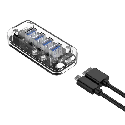 HUB 4 Portas USB 3.0 - F4u-u3 - Transparente