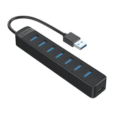HUB USB 3.0 - 7 Portas - Twu3-a - Preto