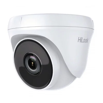 Câmera de Segurança Hikvision Mini Dome Hilook, Full HD 720P, Colorida 24/7 WDR, Branca - THC-T110-P