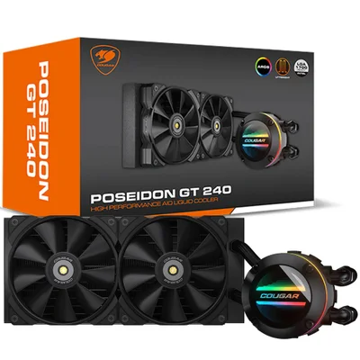 Water Cooler Cougar Poseidon-GT 240, ARGB, AMD e Intel - Ref.3maqs240.0001