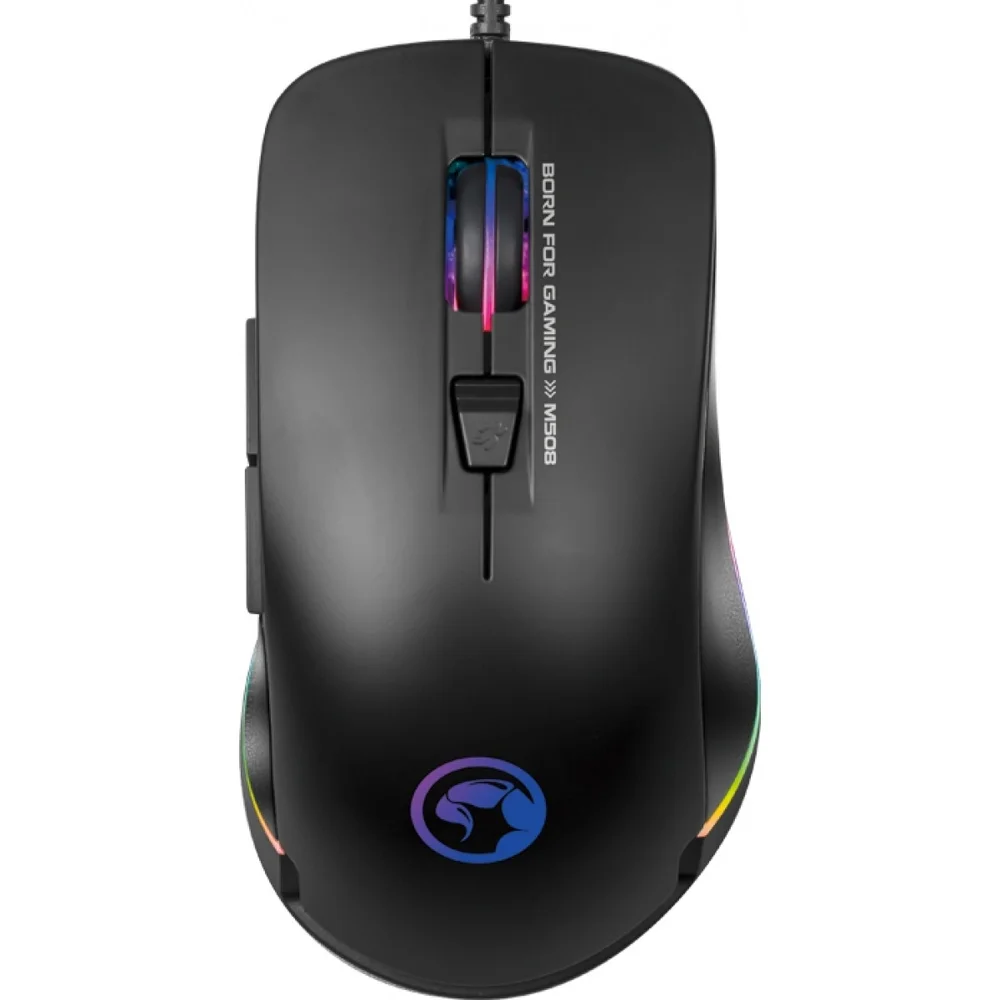 Mouse Gamer Marvo M508, Rainbow 3200 DPI 6 Botões Mouse Gamer Marvo M508, Rainbow 3200 DPI 6 Botões