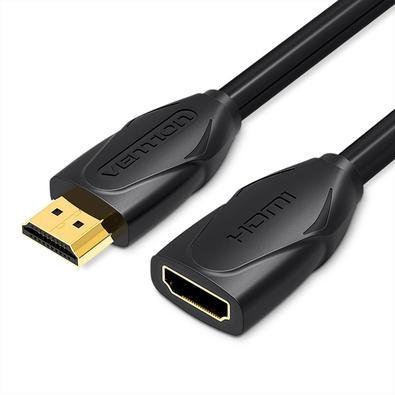 Cabo Vention HDMI 2.0 4K, Extensor Adaptador, 1M, Macho/Fêmea