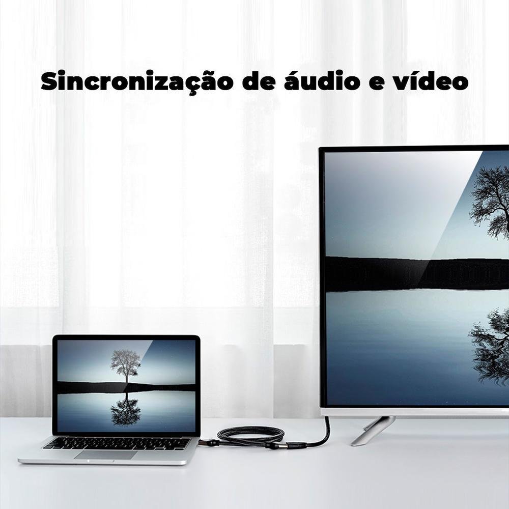 Imagem 2 de 5 do produto Cabo Vention HDMI 2.0 4K, Extensor Adaptador, 1M, Macho/Fêmea
