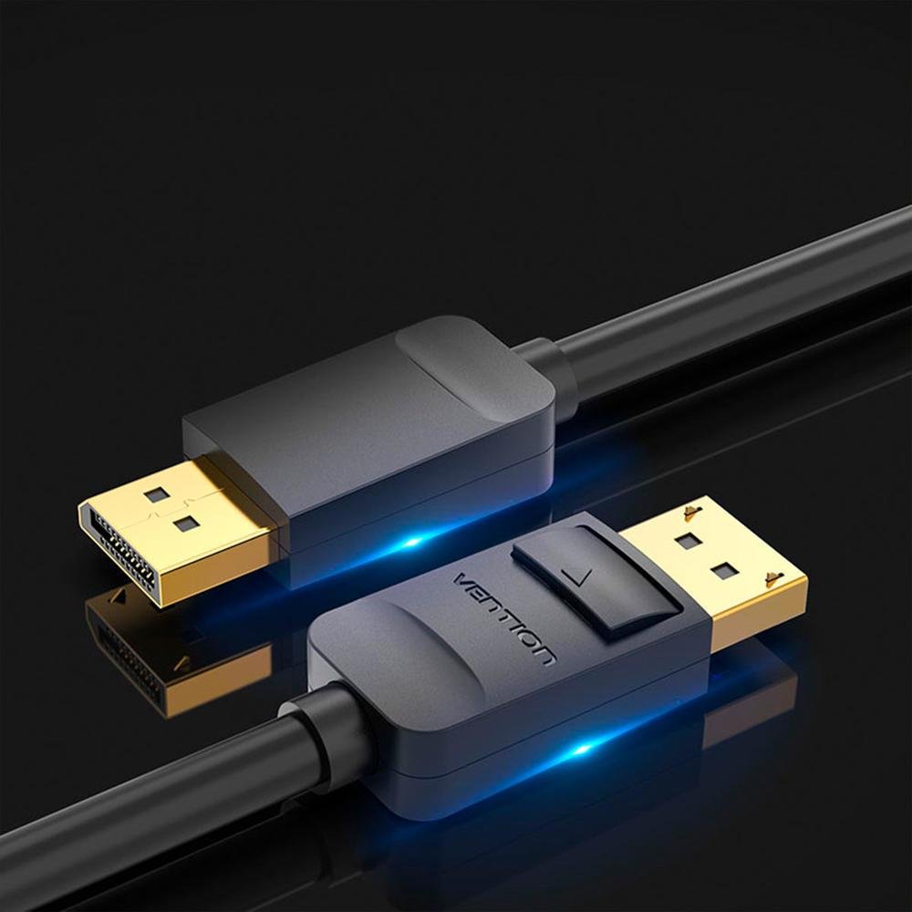 Imagem 5 de 5 do produto Cabo Vention Displayport 1.2 4k Premium Gamer 240hz Tv Pc 3m