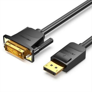 Cabo Vention Adaptador Displayport Para Dvi D 1080p Dp 2m