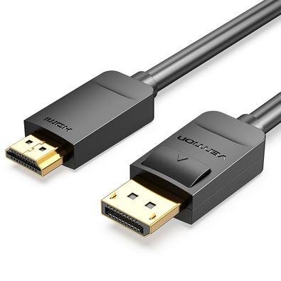 Cabo Vention Displayport Para HDMI 2.0 FullHD Gamer Pc 2m