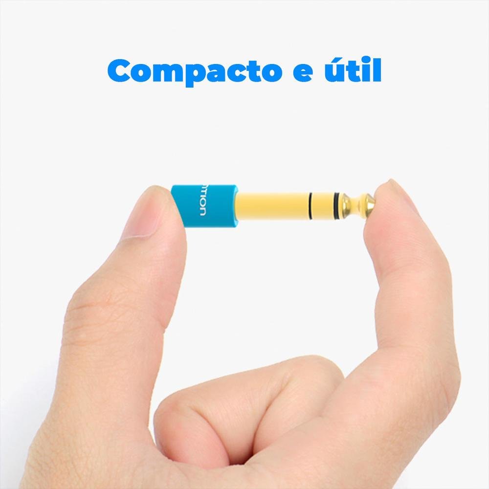 Imagem 5 de 5 do produto Adaptador Vention Plug P10 Macho Para P2 Femea Fone Estereo
