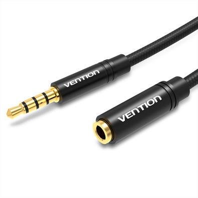 Cabo Vention Extensor P2 Extensao Pc Microfone Premium 50cm