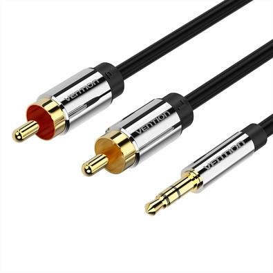 Cabo Vention Auxiliar P2 Para Rca Blindado Profissional 1.5m
