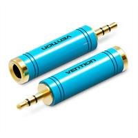 Adaptador p2 3,5mm macho para p10 6,5mm fêmea O adaptador de 3.5 mm (macho) para 6.5 mm (fêmea) da vention permite que você obtenha uma excelente qual