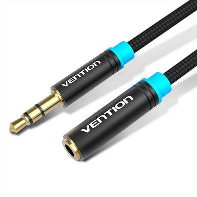 Cabo Extensor Vention, Extensão P2 Macho/Fêmea, 50cm, Fone Som