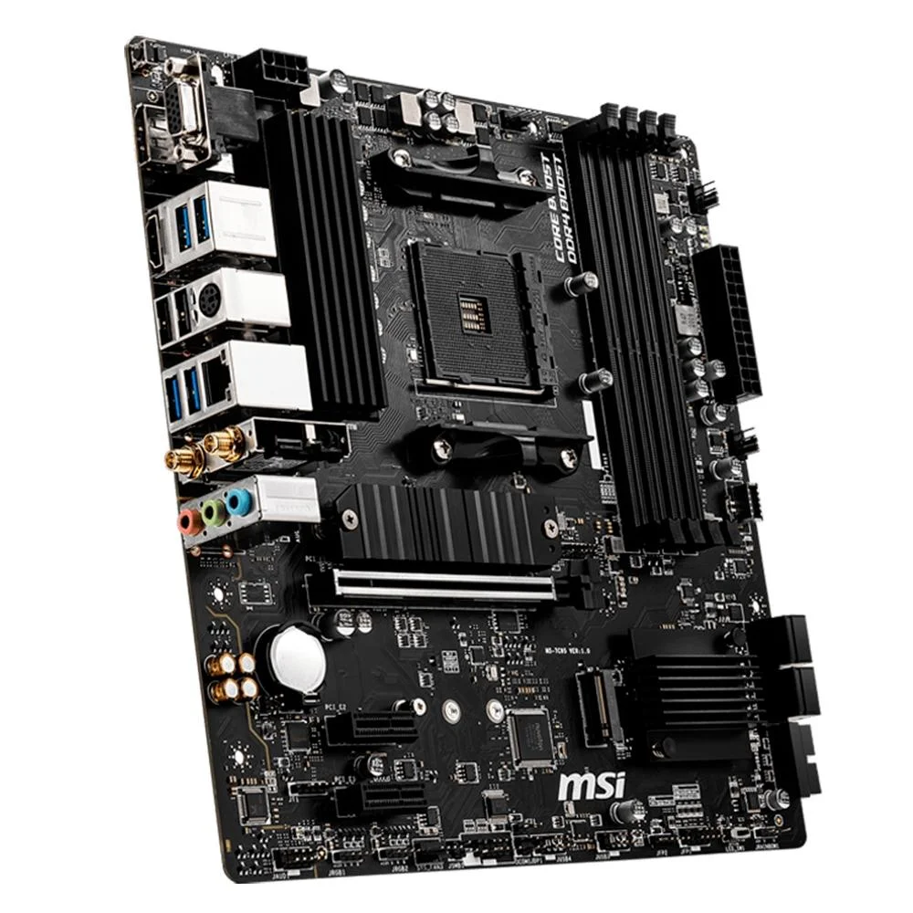 Placa-Mãe MSI B550m PRO-VDH, Wi-Fi, AM4, M-ATX Placa-Mãe MSI B550m PRO-VDH, Wi-Fi, AM4, M-ATX