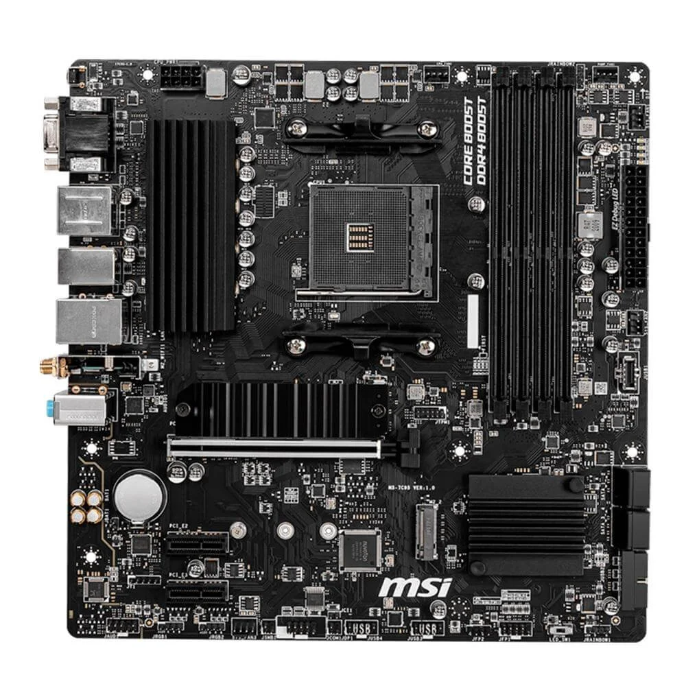 Placa-Mãe MSI B550m PRO-VDH, Wi-Fi, AM4, M-ATX Placa-Mãe MSI B550m PRO-VDH, Wi-Fi, AM4, M-ATX
