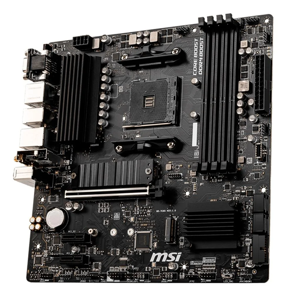 Placa-Mãe MSI B550m PRO-VDH, Wi-Fi, AM4, M-ATX Placa-Mãe MSI B550m PRO-VDH, Wi-Fi, AM4, M-ATX