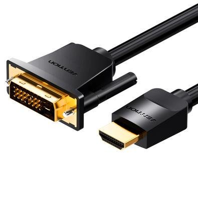 Cabo Vention HDMI X DVI D, Blindado - 2 Metros