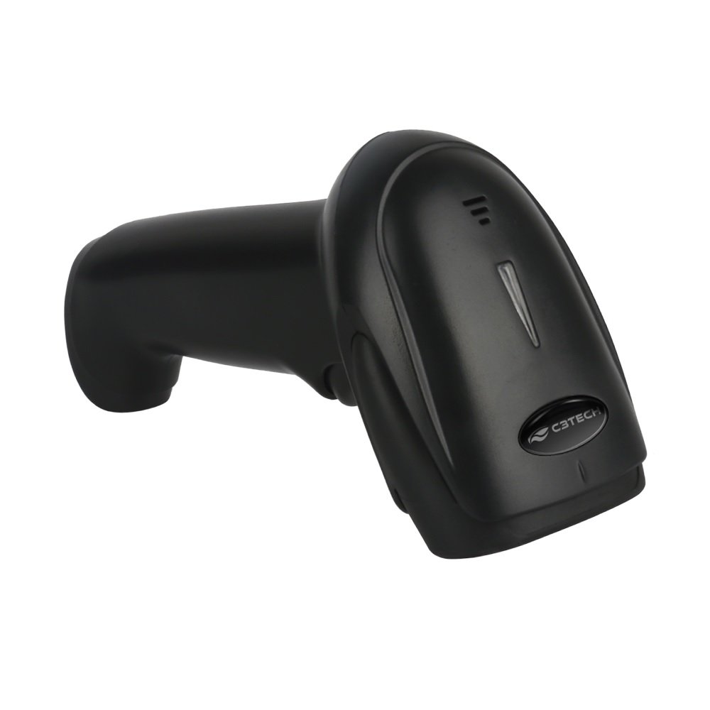 Leitor De Código De Barras C3tech Lb-w110bk, Sensor Cmos, 1d/2d, 200 Scans/Seg, Sem Fio, Preto