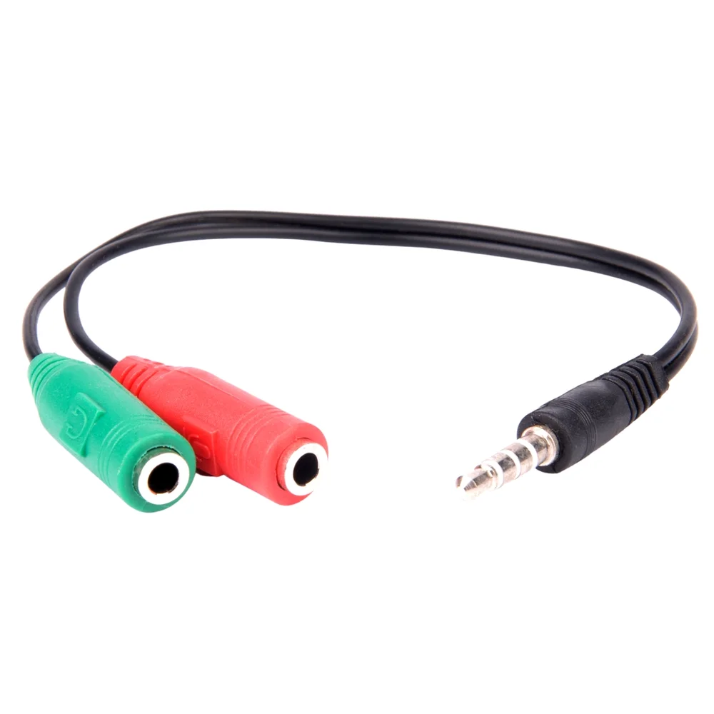 Imagem 5 de 5 do produto Cabo Adaptador De Áudio P2/ P3 Hayom, Para Fone e Microfone, Preto - AI1019