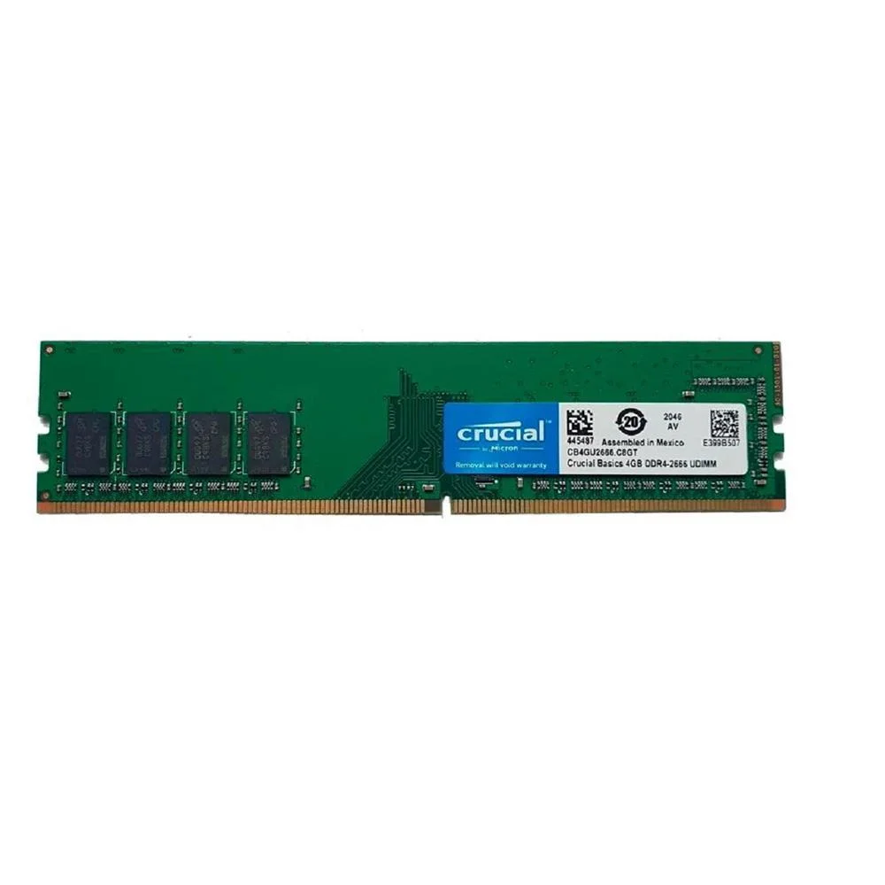 Memória Crucial 4GB DDR4 2666mhz Cl19 Cb4gu2666