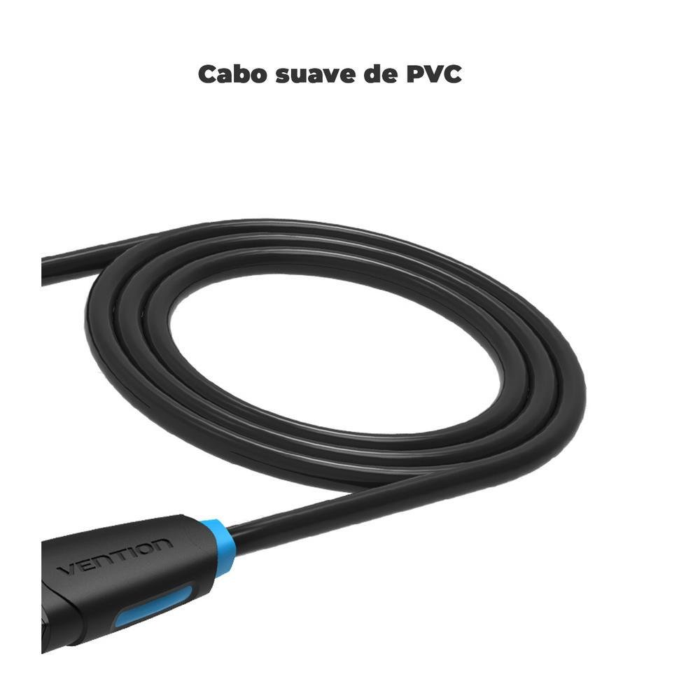 Imagem 4 de 4 do produto Cabo Extensor USB 2.0, Vention, 5m, Preto