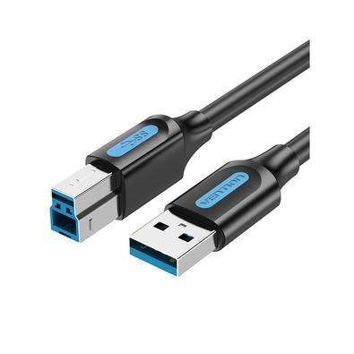 Cabo Vention USB B 3.0 Premium, 1M, HD Externo, Monitor Gamer