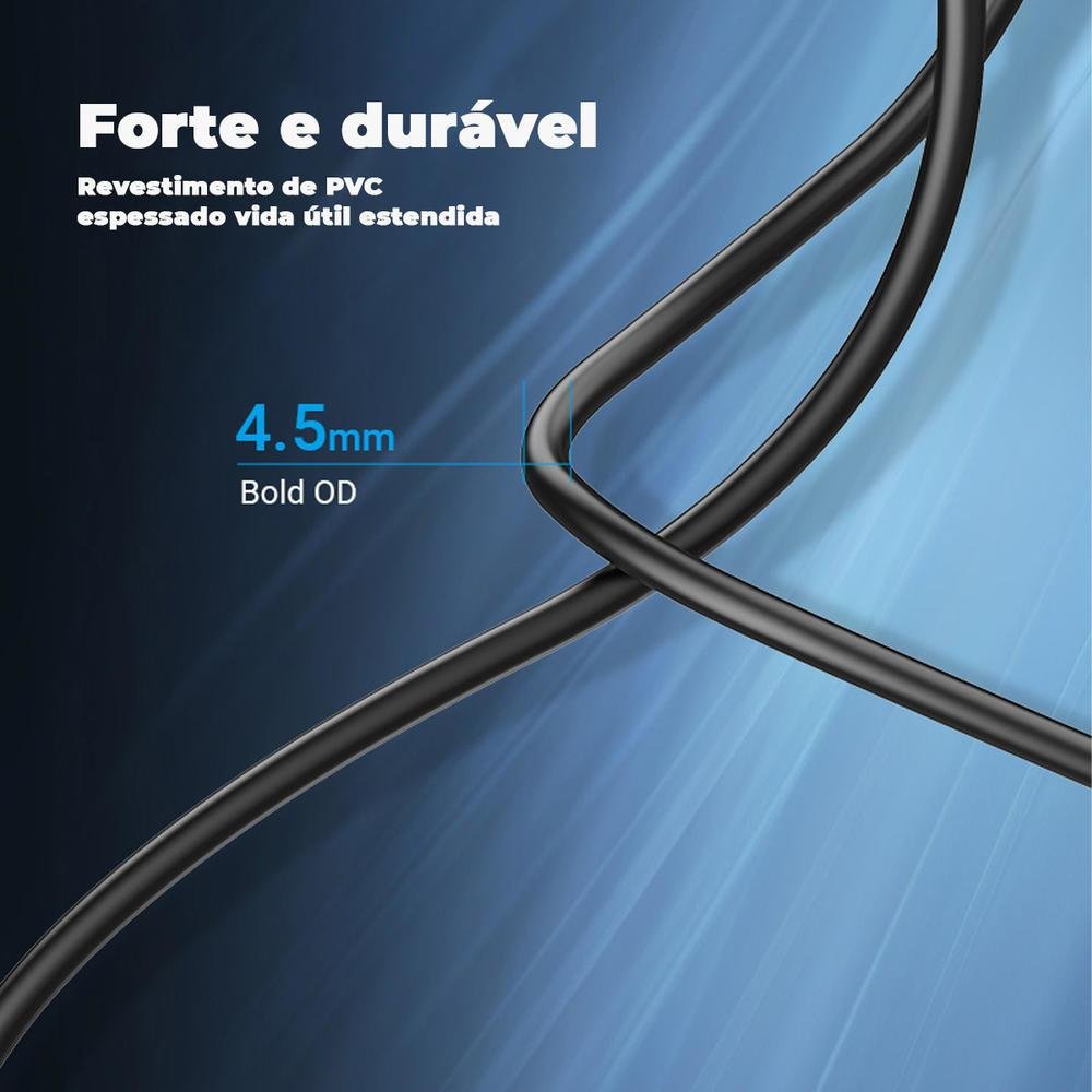 Imagem 5 de 5 do produto Cabo Vention USB B 2.0, Impressora Universal Premium Epson, 1M