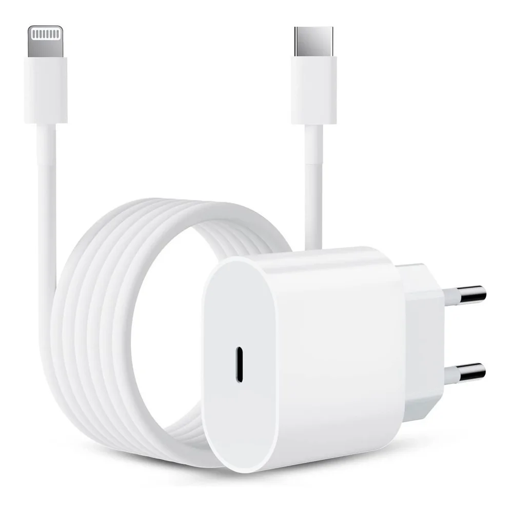 Imagem 2 de 2 do produto Fonte 20w Com Cabo USB-c Para Iphone 12, 13 E 14