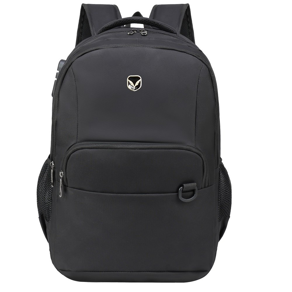 Mochila Executiva para Notebook, Yepp, Poliéster, Anti Furto com Senha, USB, Preta