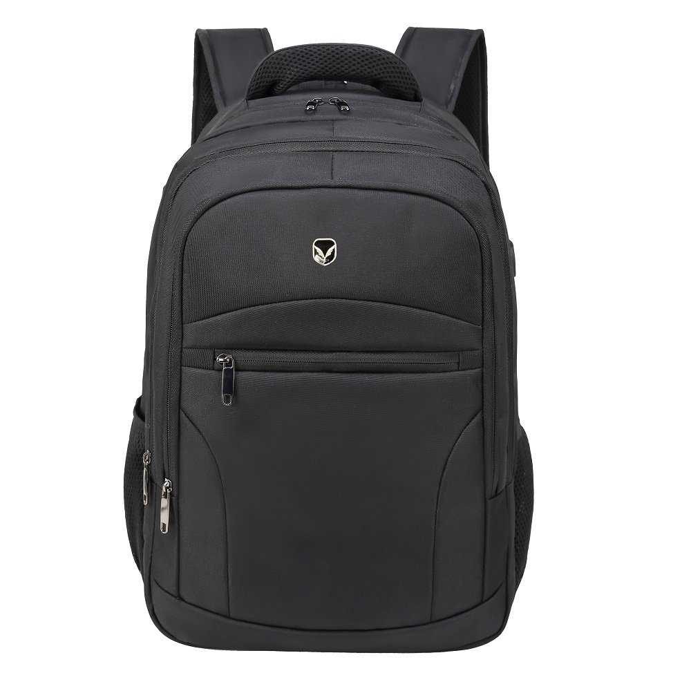 Mochila Casual para Notebook 16.5 Polegadas, 32L, poliéster, Antifurto, com cabo USB, Preto