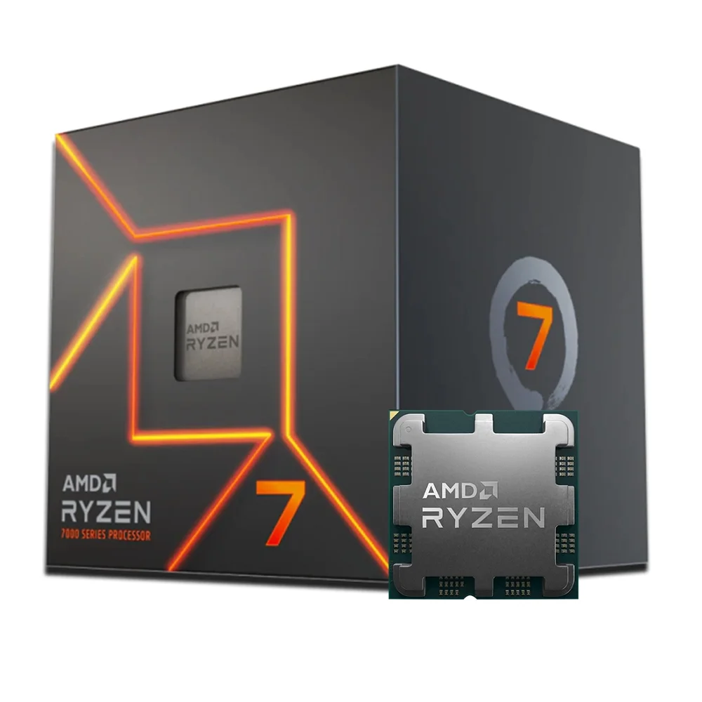 CPU AMD Ryzen 7 7700 CPU Processador AMD Ryzen 7 7700 38GHz 53GHz KaBuM