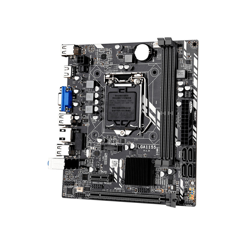 Placa-Mãe Oem H61m, Intel I3/I5/I7 2ª/3ª Geração, LGA1155, DDR3 7