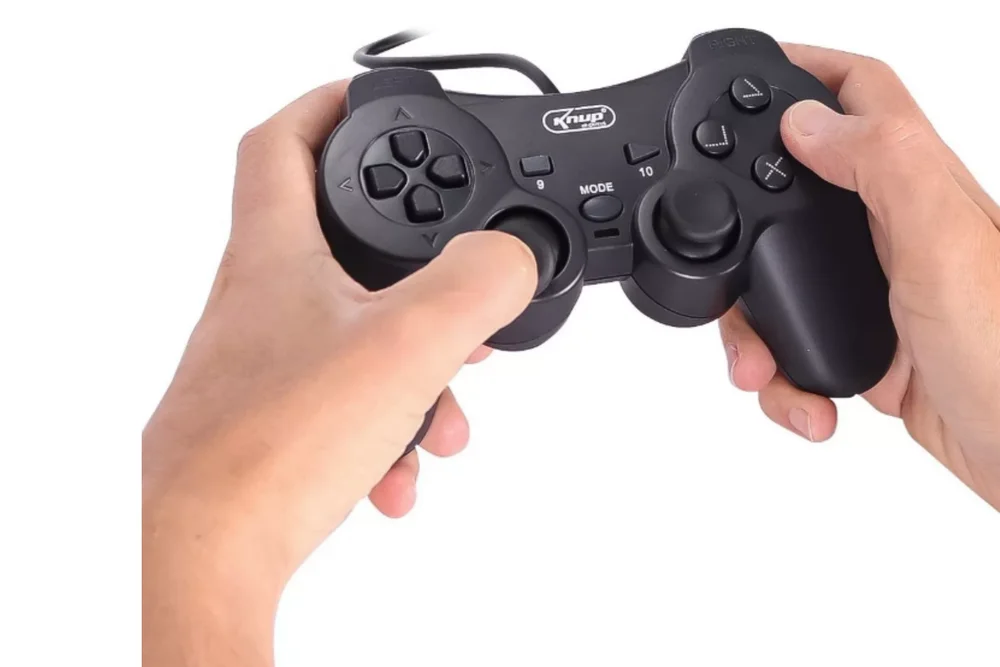 Imagem 4 de 5 do produto Joypad Knup Controle Joystick Com Fio USB 2.0 Pc Computador