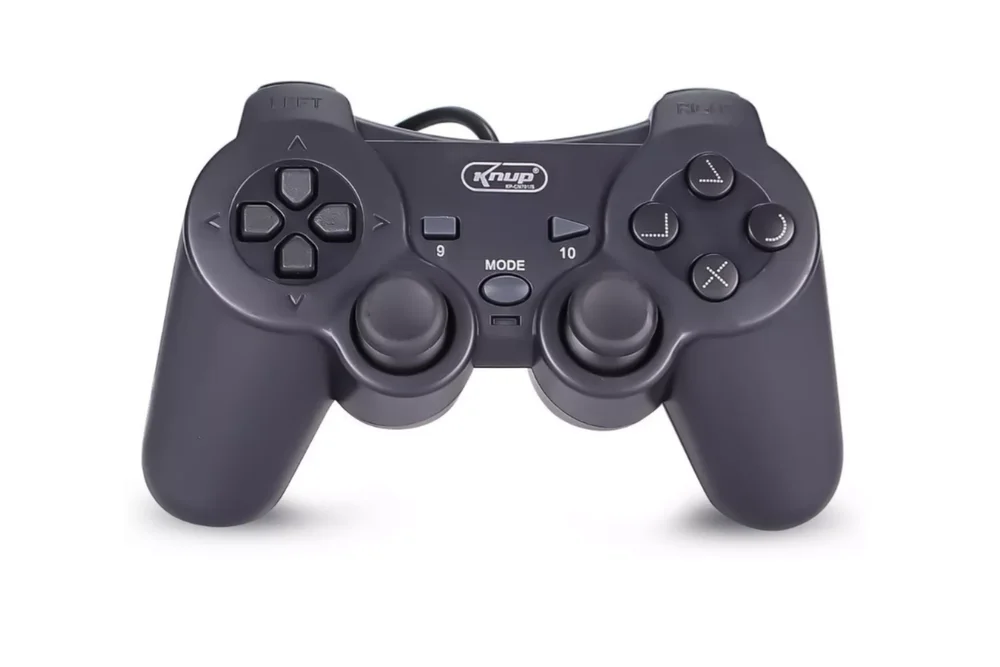 Imagem 5 de 5 do produto Joypad Knup Controle Joystick Com Fio USB 2.0 Pc Computador