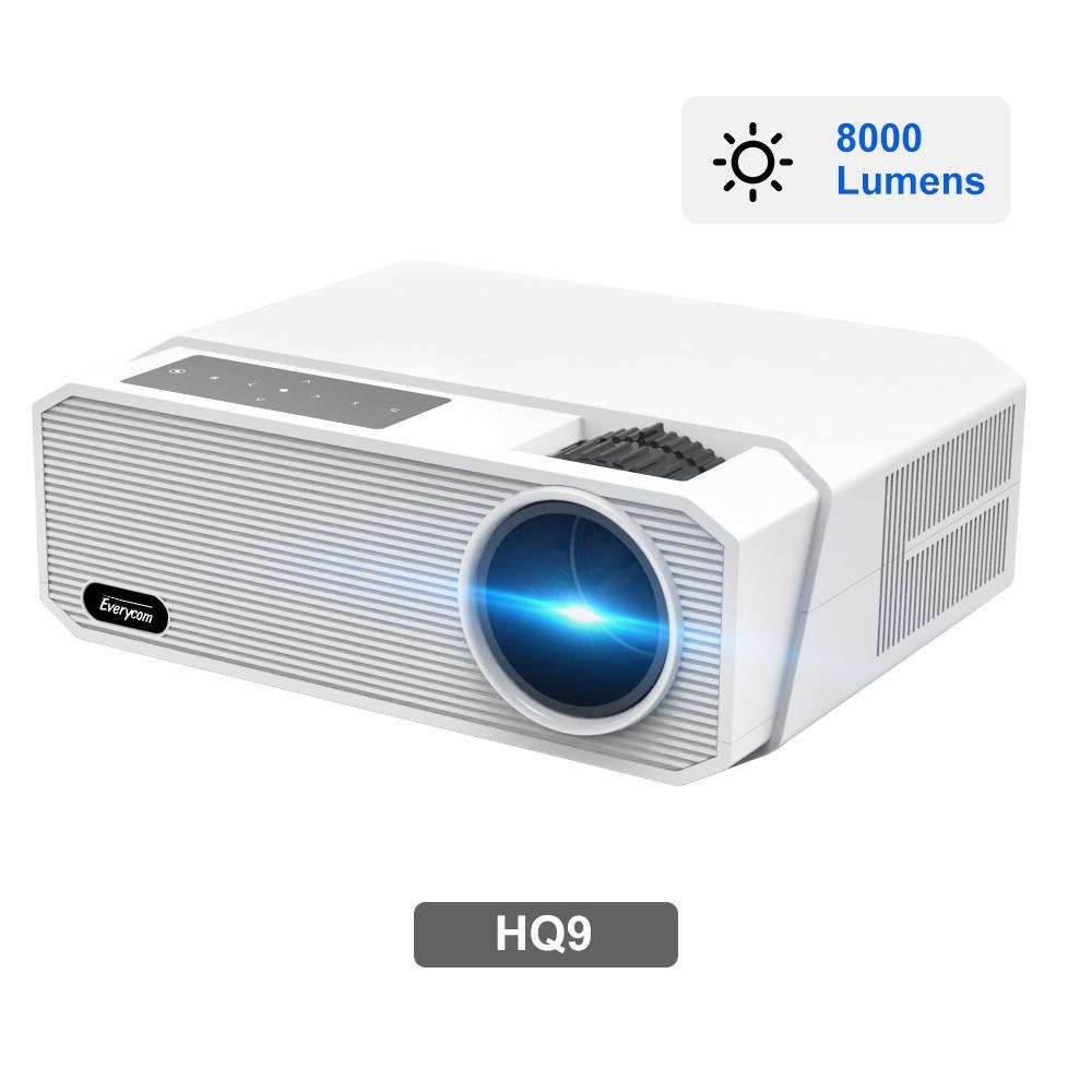 Projetor De Imagem Full HD 4k Everycom Hq9 8000