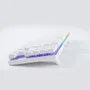 Teclado Mecânico A+ Plus Tech Barak White LED Rainbow Brown Abnt2