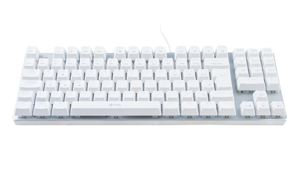 Teclado Mecânico A+ Plus Tech Barak Cor/LED Branc Swch Brown Teclado Mecânico A+ Plus Tech Barak Cor/LED Branc Swch Brown