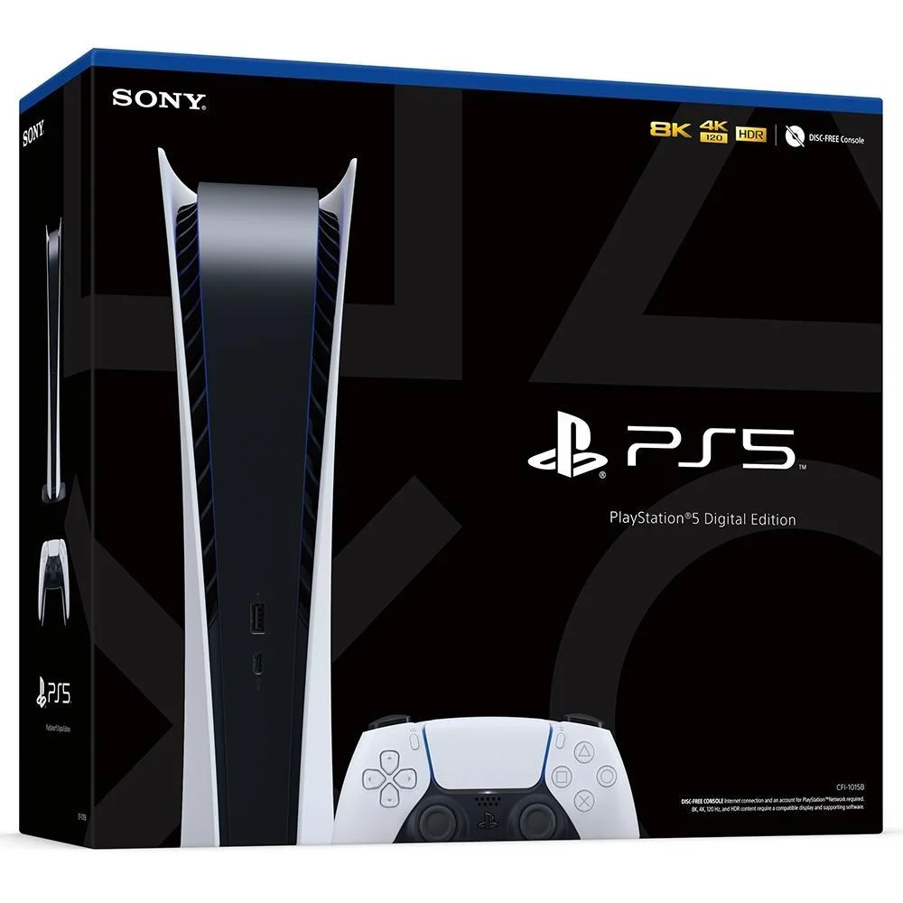 Imagem 4 de 5 do produto Console Playstation 5 Sony, SSD 825GB, Controle Sem Fio Dualsense, Edição Digital, Branco