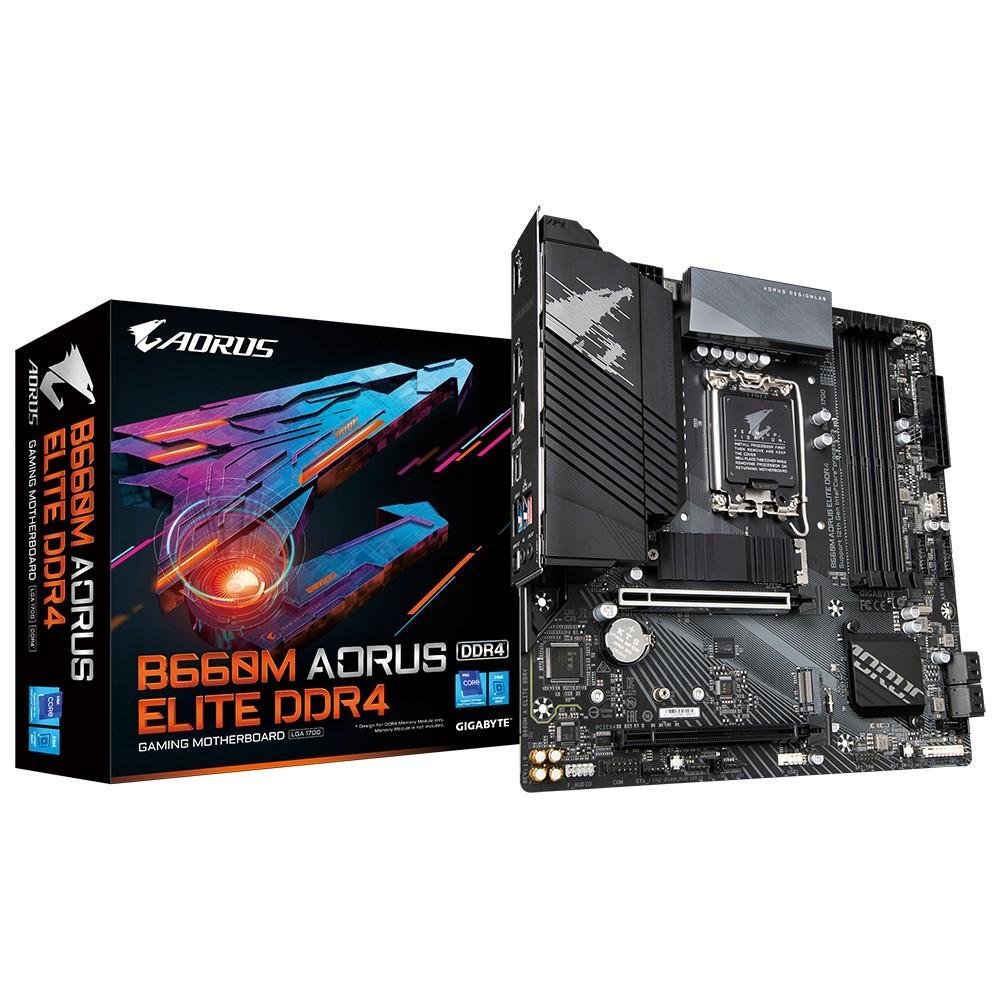 Placa Mãe Gigabyte B660m Aorus Elite, Intel, LGA 1700, DDR4, Chipset ...