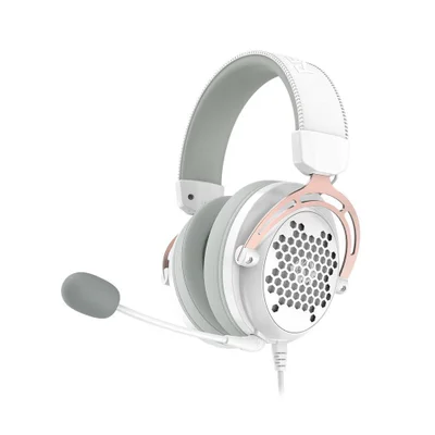 Headset Gamer, Redragon Diomedes H388-w, Branco