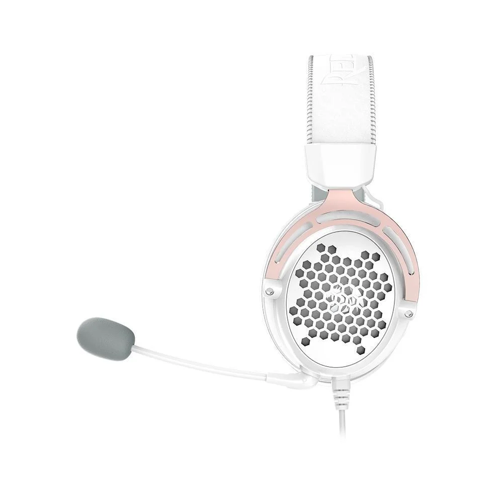 Imagem 4 de 5 do produto Headset Gamer, Redragon Diomedes H388-w, Branco
