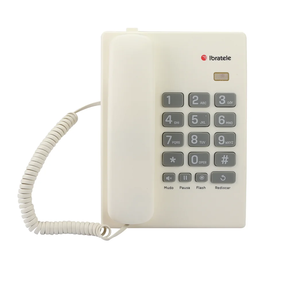 Imagem 4 de 4 do produto Telefone Fixo com Fio Ibratele, Branco
