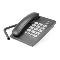 Telefone Fixo com Fio Ibratele, Preto