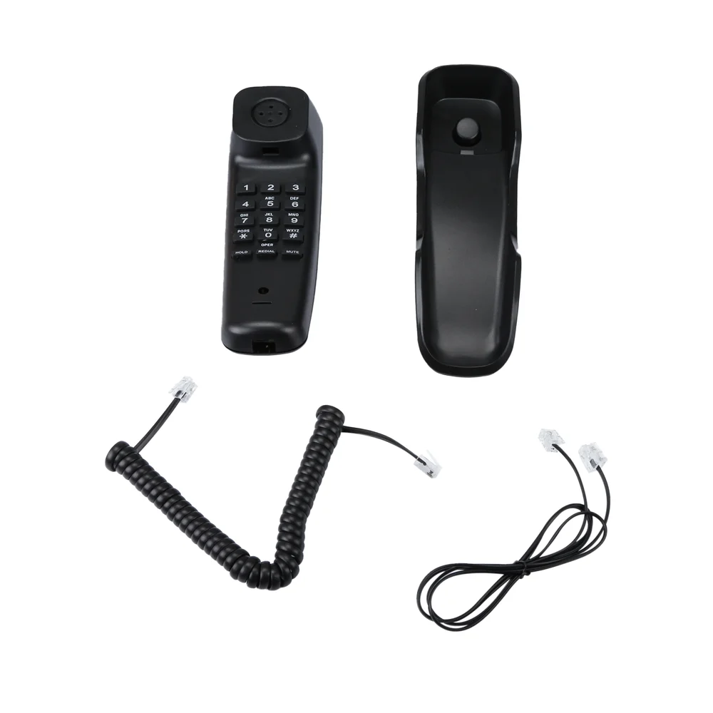 Imagem 2 de 5 do produto Telefone Fixo Ibratele Gondola, luz indicativa de chamada, Preto