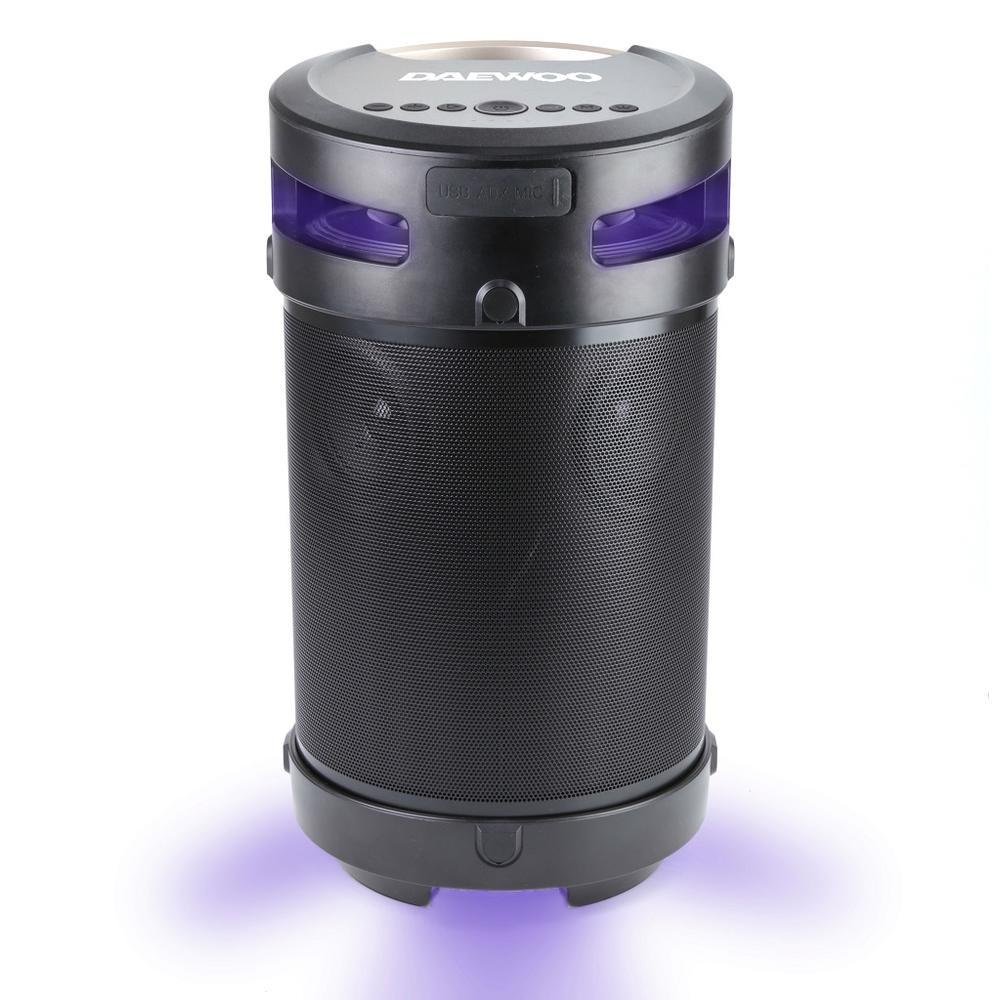 Caixa De Som Portátil Daewoo Dw281, Bluetooth, TWS, Soundtower, IPX5, Preta E Azul